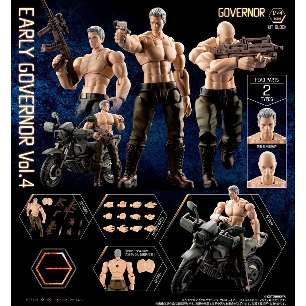 KOTOBUKIYA 1/24 HEXA GEAR EARLY GOVERNOR VOL.4 KOTOBUKIYA 1/24 HEXA GEAR EARLY GOVERNOR VOL.4